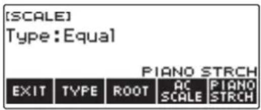 CASIO LKS450 - Appuyez sur SCALE. - 1
