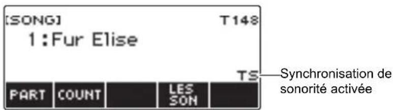 CASIO LKS450 - Appuyez longuement sur SONG. - 2