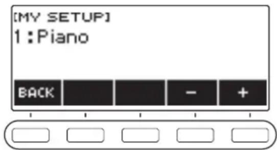 CASIO LKS450 - Tournez le cadran pour sélectionner le numéro de la configuration que vous souhaitez spécifier comme destination de stockage. - 1