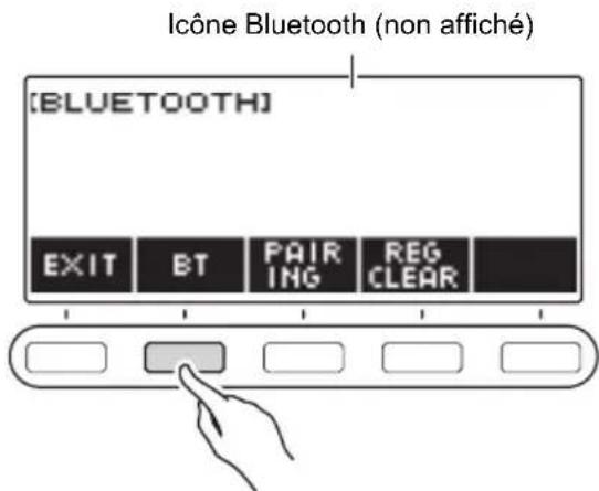 CASIO LKS450 - Désactivation du Bluetooth - 2