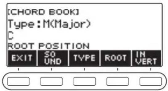 CASIO LKS450 - Appuyez sur CHORD BOOK. - 1