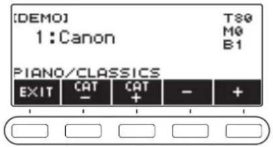 CASIO LKS450 - Appuyez sur DEMO. - 1