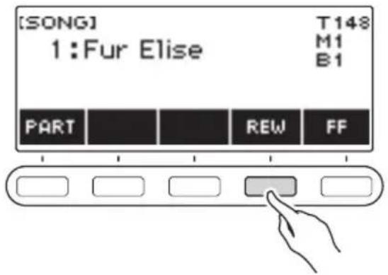 CASIO LKS450 - ■Saut avant - 2