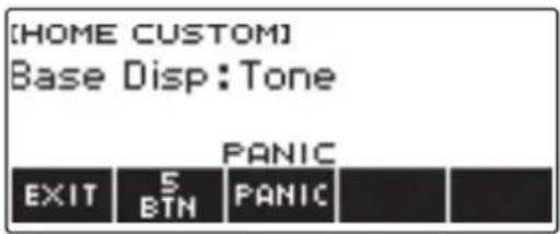 CASIO LKS450 - Appuyez sur HOME CSTM. - 1