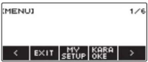 CASIO LKS450 - Appuyez sur MENU. - 1