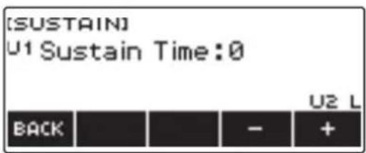 CASIO LKS450 - Appuyez longuement sur SUS. - 3