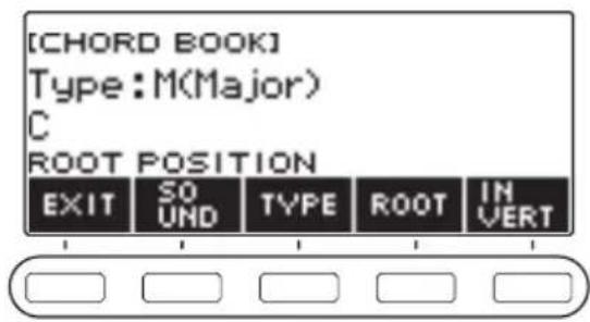 CASIO LKS450 - Appuyez sur CHORD BOOK. - 1