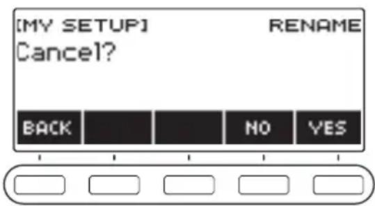 CASIO LKS450 - Quitter une opération de suppression ou de modification de caractères - 1
