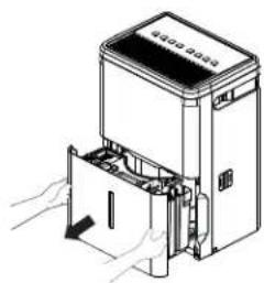 HAIER QPHR50LZ - Vidange de I'eau recueillie - 1