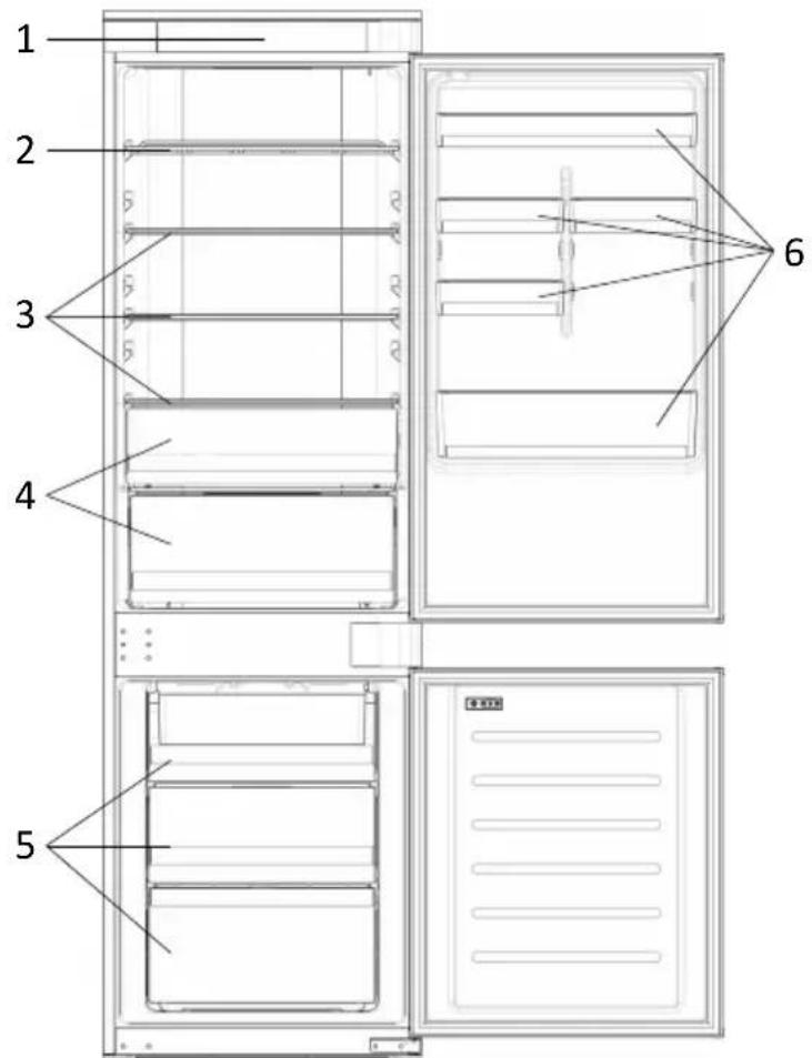 HAIER HBW5518EK - Опиcaне ПрдукTA - 1