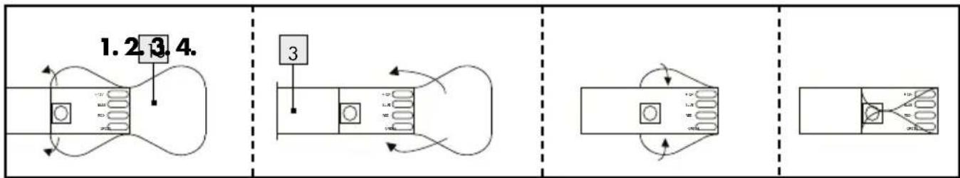 Livarno Lux IAN 364921 - - Installing the LED strip - 1