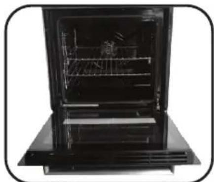 HOOVER HOVEN 500 HOZ6901INE - REMOVAL AND CLEANING OF THE GLASS DOOR - 1
