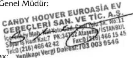 HOOVER HOVEN 500 HOZ6901INE - CANDY-HOOVER-EUROASIA EV GEREÇLERİ SAN VE TİC. A.Ş. - 1