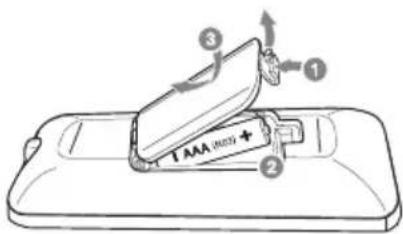LG LAS260B - Remplacement de la pile - 1