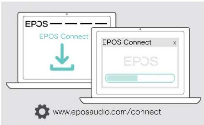 SENNHEISER ADAPT 361 - Installation du logiciel EPOS Connect - 1
