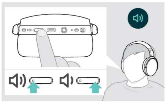 SENNHEISER ADAPT 361 - Réglage du volume - 2