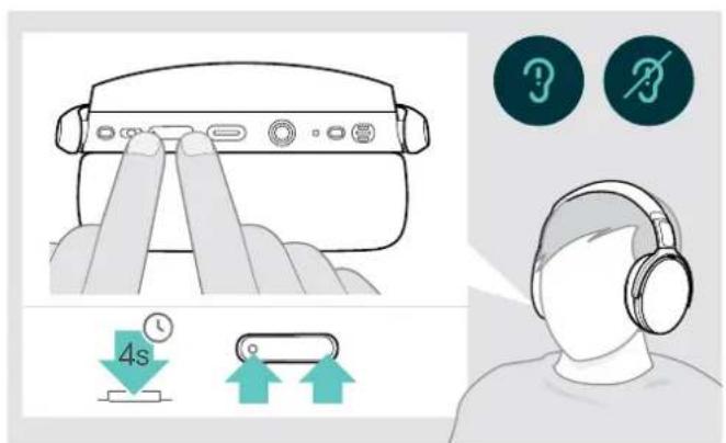 SENNHEISER ADAPT 361 - Activation/désactivation des messages vocaux - 1