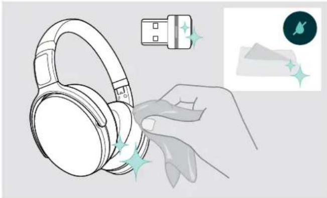 SENNHEISER ADAPT 361 - Nettoyer les produits - 1