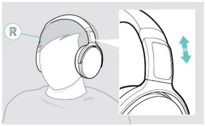 SENNHEISER ADAPT 361 - Réglage et port du micro-casque - 1