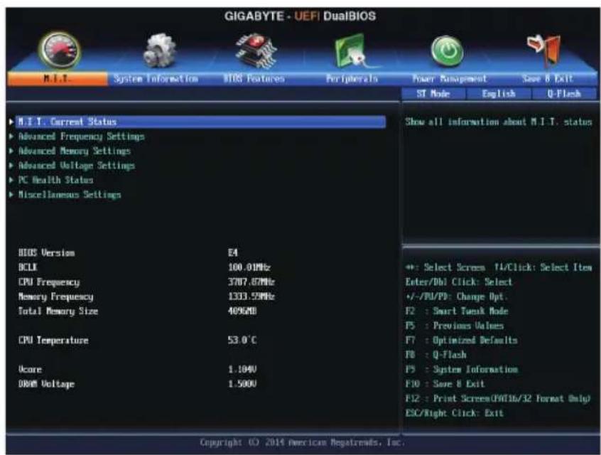 GIGABYTE GAZ97HD3P - 2-2 M.I.T. (频率/电压控制) - 1