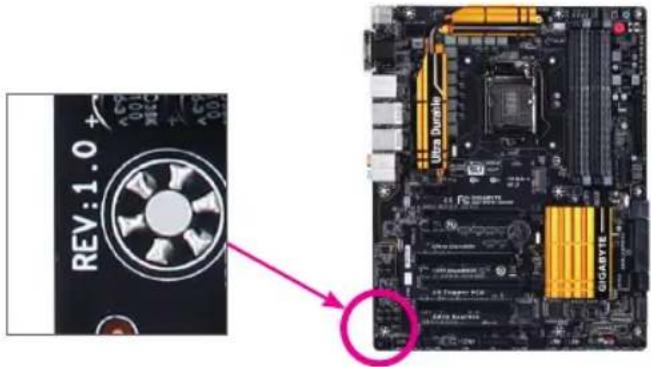 GIGABYTE GAZ97HD3P - 产品版本辨识 - 1