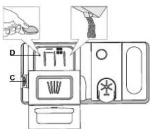 WHIRLPOOL WFO 3T142 X - POLNJENJE PREKATA ZA POMIVALNO SREDSTVO - 1