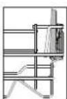 WHIRLPOOL WFO 3T142 X - SUJECIONES PLEGABLES CON POSICIÓN AJUSTABLE - 1