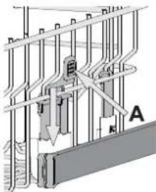 WHIRLPOOL WFO 3T142 X - ADJUSTING THE HEIGHT OF THE UPPER RACK - 1