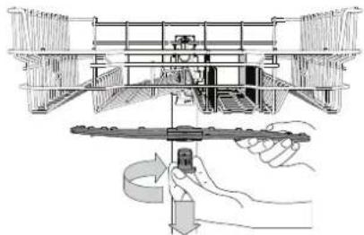 WHIRLPOOL WFO 3T142 X - NETTOYER LES BRAS D'ASPERSION - 1