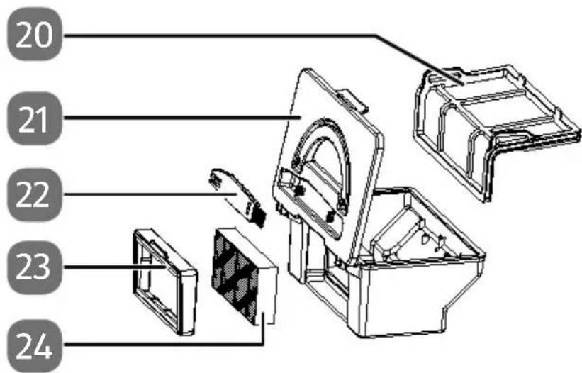 MEDION MD 18503 - Stofreservoir met fi Iter - 1