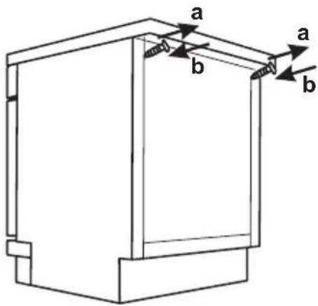 BRANDT DWF128DW - Installation sous un plan de travail - 1