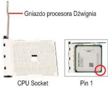 GIGABYTE GA8I915P DuoA - Instalacja procesora AMD (możesz pominac ten etap, sąli Twoja plyta glówna posiada zintegrownik procesor) - 1
