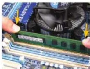 GIGABYTE GA8I915P DuoA - Installazione Del Modulo Di Memoria - 1