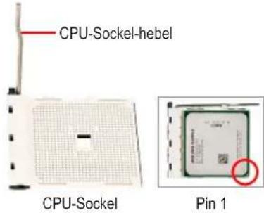 GIGABYTE GA8I915P Duo ProA - Installieren einer AMD CPU (überspringen Sie diesen Schritt, wenn das Motherboard über einen eingebauten Prozessor verfügbar) - 1
