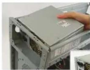 GIGABYTE GA8I915P Duo ProA - Preparing the Case and Installing a Power Supply - 1