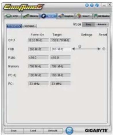 GIGABYTE GAEG41MFS2H - EasyTune 6のルフロー - 1