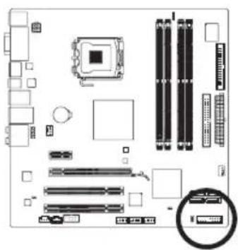GIGABYTE GAEG41MFS2H - 10) F PANEL (正面八零八) - 1