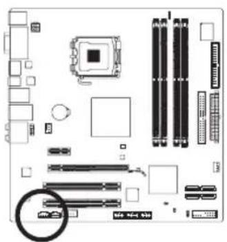 GIGABYTE GAEG41MFS2H - 12) CD_IN (CD 入力コネケ、黑) - 1