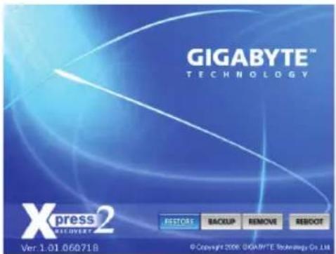 GIGABYTE GAEG41MFS2H - Xpress Recovery2 ての復元機能の使用 - 1