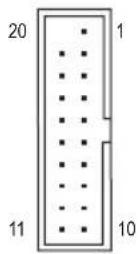GIGABYTE GAH110D3A - 12) F\_USB30 (USB 3.1 Gen 1接口扩展插座) - 1