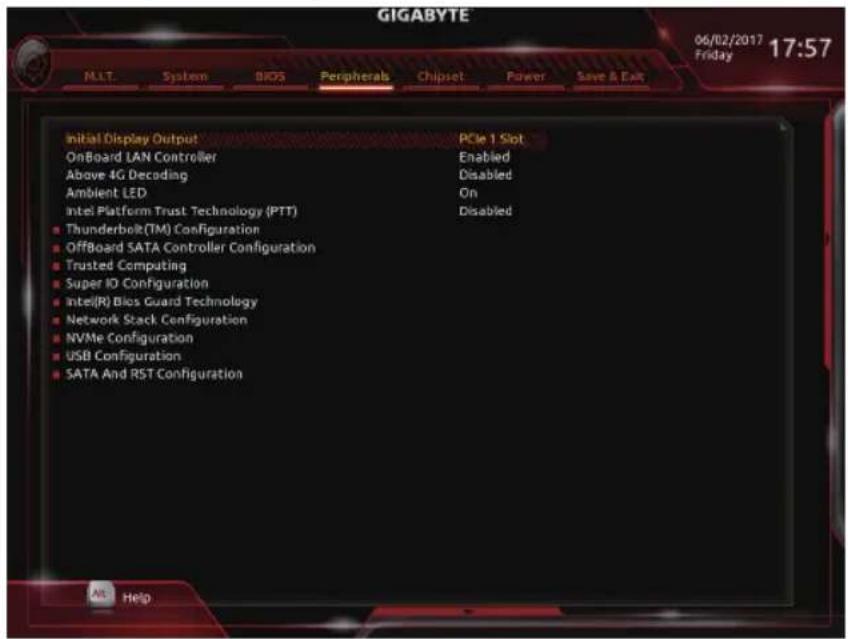 GIGABYTE GAH110D3A - 2-5 Peripherals (集成外设) - 1