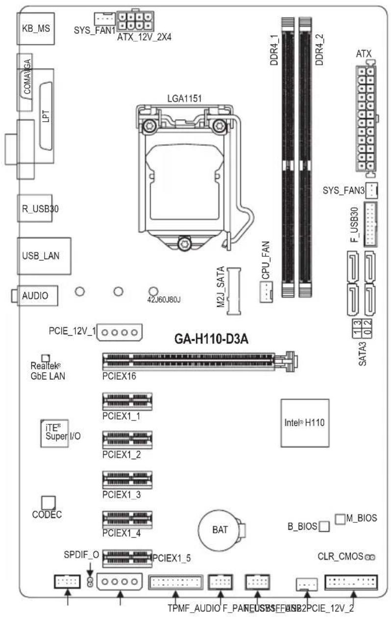 GIGABYTE GAH110D3A - 第三章 附录....37 - 1