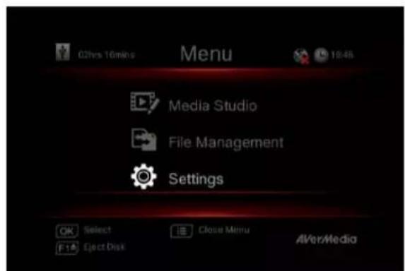 AVERMEDIA Live Streamer CAP 4K BU113 - Capítulo 5. Menu OSD - 3
