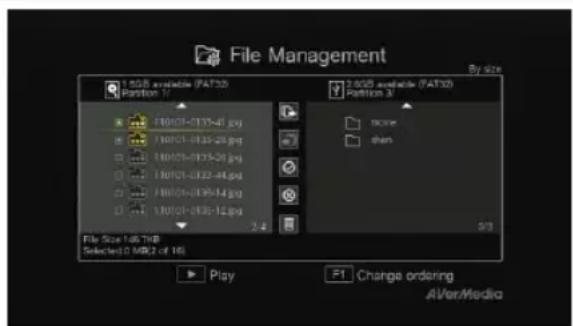 AVERMEDIA Live Streamer CAP 4K BU113 - Gestão de Arquivos (File Management) - 1