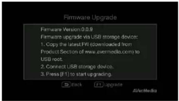 AVERMEDIA Live Streamer CAP 4K BU113 - OSD Menu - 1