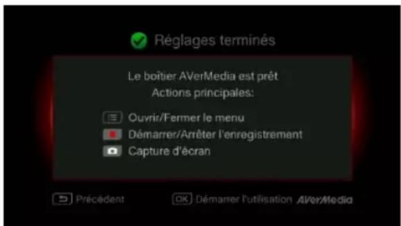 AVERMEDIA Live Streamer CAP 4K BU113 - Fin du processus d'installation - 1