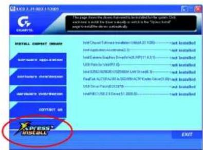 GIGABYTE GA8GE667 Pro - チップセットドライバのインストール - 1