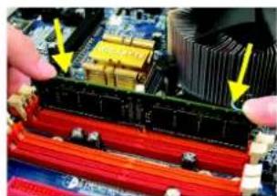 GIGABYTE GA965PDS4 - 1-4 メモリの取り付け - 3