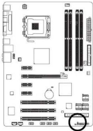 GIGABYTE GA965GDS3 - 11) PWR_LED - 1