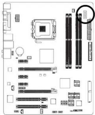 GIGABYTE GA965GDS4 - 3)PCIE_12V（電源-不ケ夕） - 1